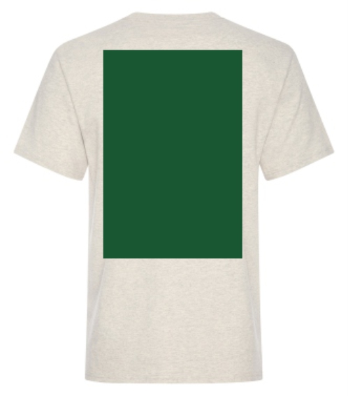 Sample of vinyl application on the sleeve of a shirt