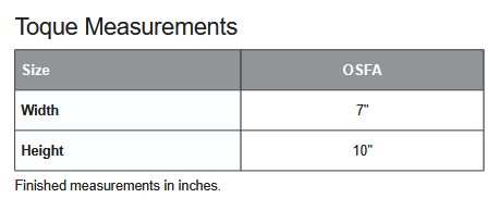 ATC C112 Toque Sizing Chart
